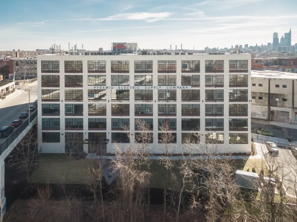 pyramid lofts - rear elevation